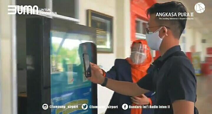Penumpang Bandara Radin Inten II Lampung diwajibkan pakai Aplikasi "PeduliLindungi"
